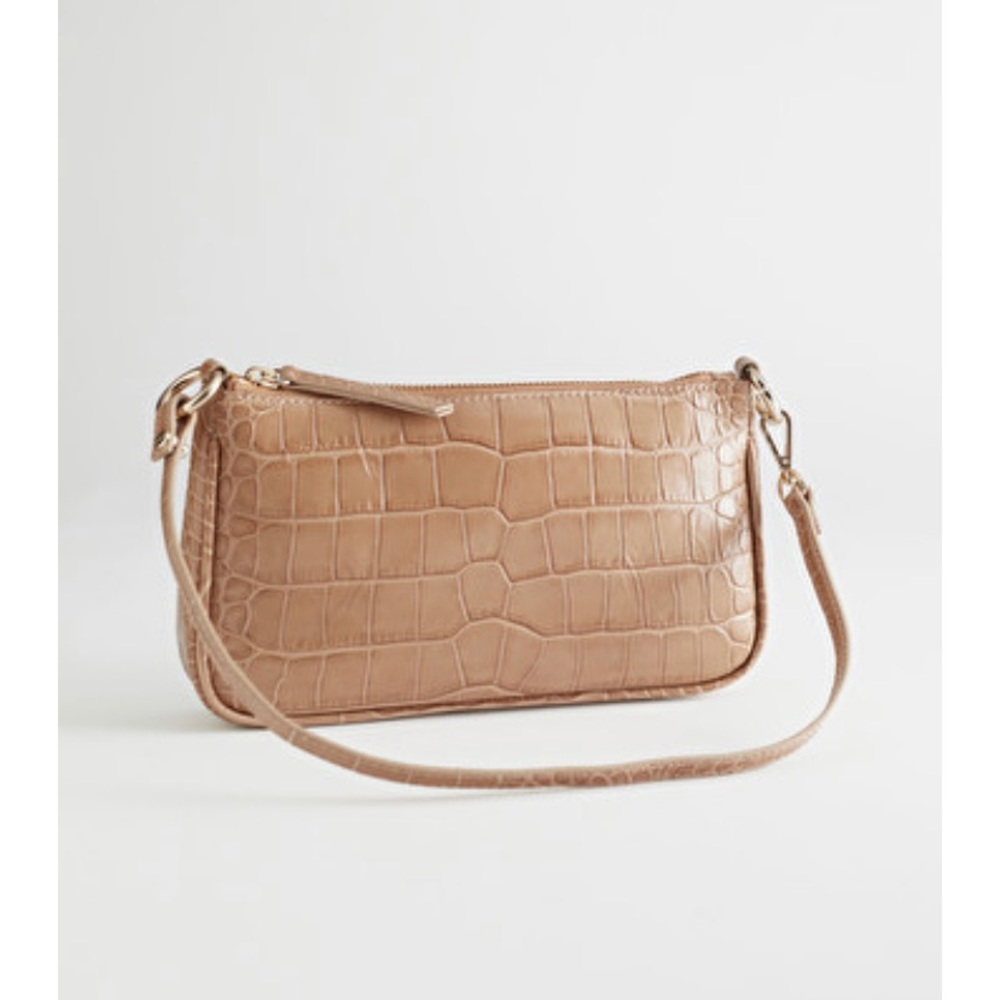 & other stories croc shoulder bag